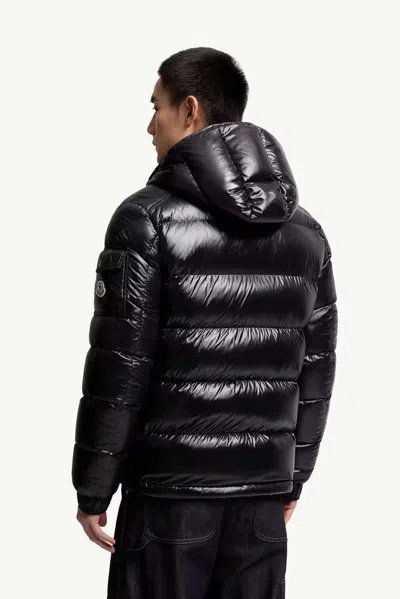 Moncler Quilted Down Down Jacket In Black