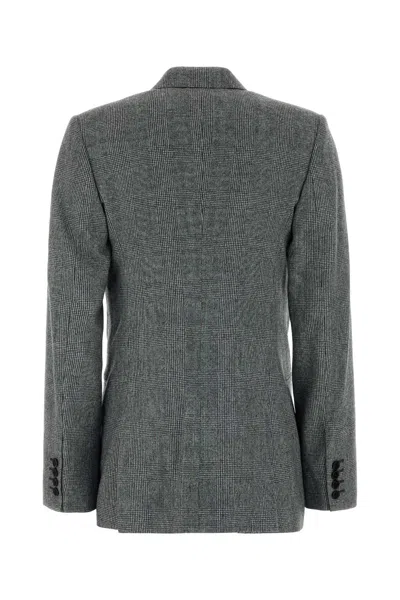 Givenchy Double Breasted Jacket In Gray