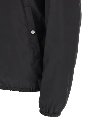 Herno Reversible Technical Bomber Jacket In Black