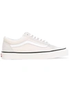 Vans Old Skool Leather-trimmed Canvas And Suede Sneakers