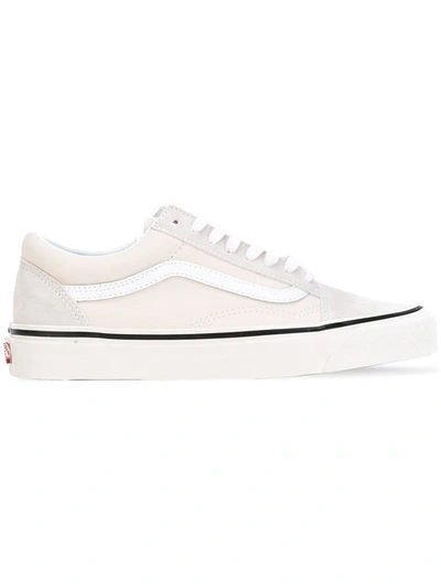 Vans Old Skool Suede Panelled Trainers In White