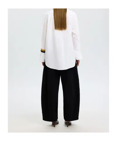 Selected Oversized Shirt In White
