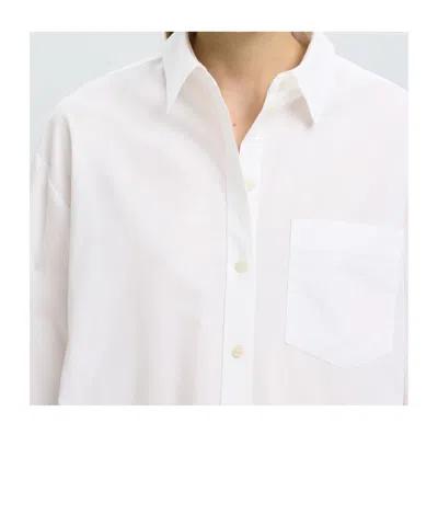 Selected Oversized Shirt In White