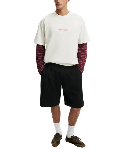 Cotton On Box Fit Text T-shirt In White