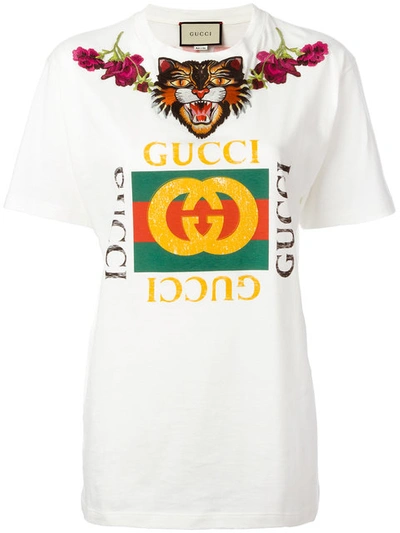 Shop Gucci Print T-shirt