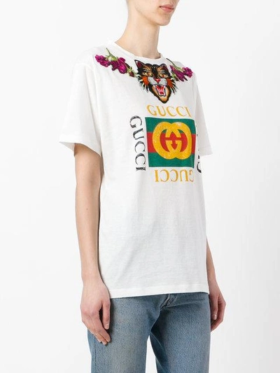 Shop Gucci Print T-shirt
