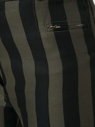 Shop Nina Ricci Striped Flared Trousers