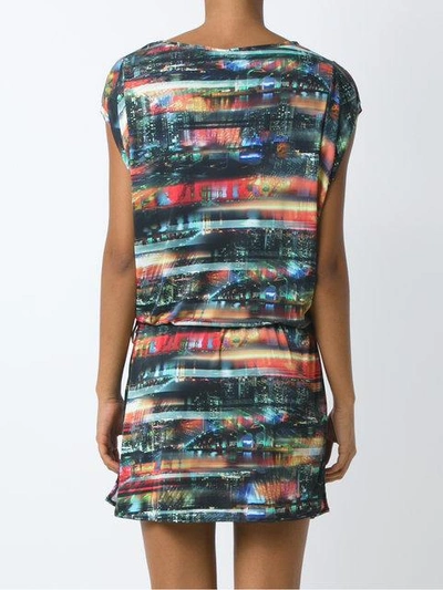 Shop Lygia & Nanny All-over Print Beach Dress In Multicolour