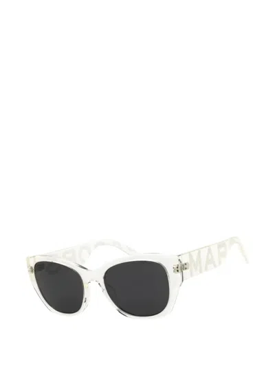 Marc Jacobs Rectangle-frame Sunglasses In White