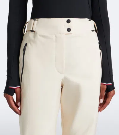 Moncler Technical Ski Pants In Neutral