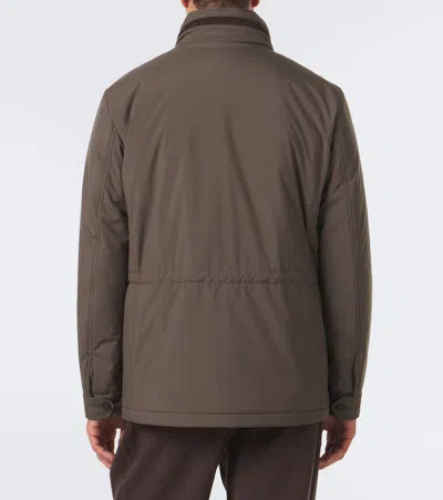 Fedeli Technical Jacket In Green