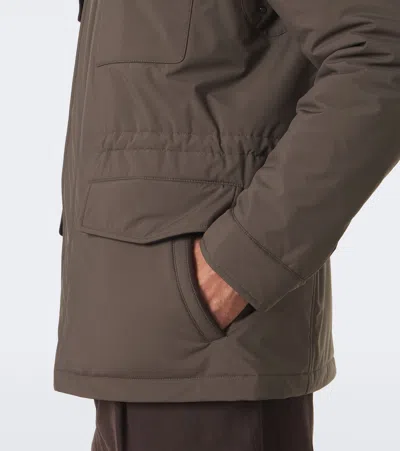 Fedeli Technical Jacket In Green