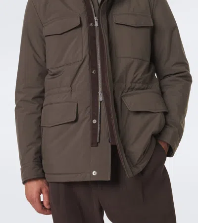 Fedeli Technical Jacket In Green