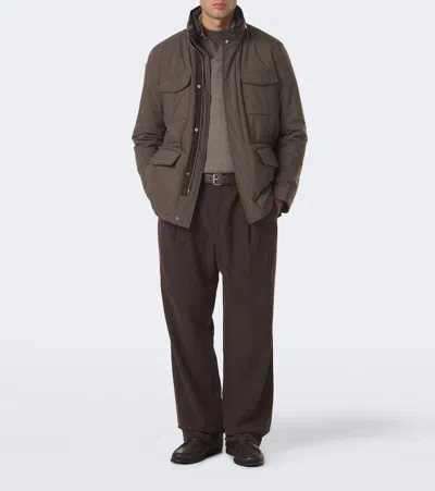 Fedeli Technical Jacket In Green