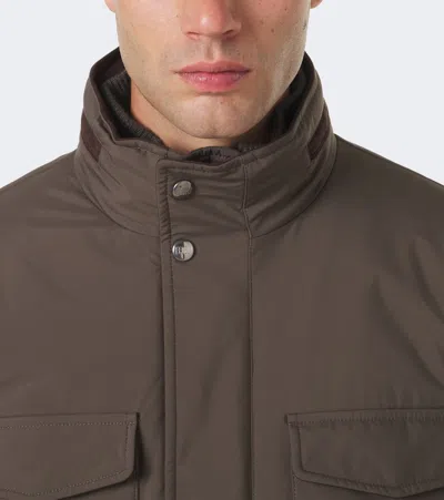 Fedeli Technical Jacket In Green