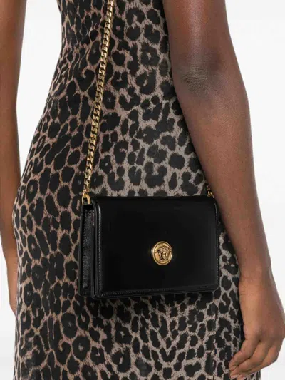 Versace Wallet In Black