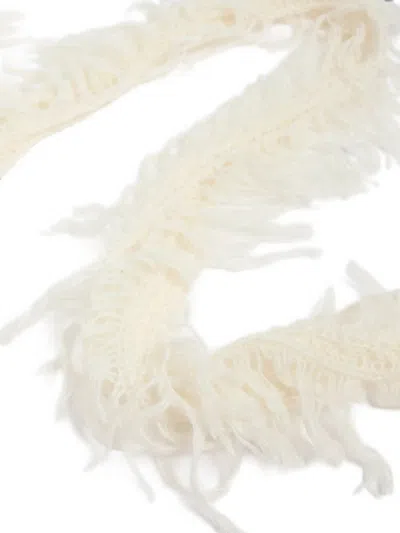 Ann Demeulemeester Bufanda - Blanco In Blanco