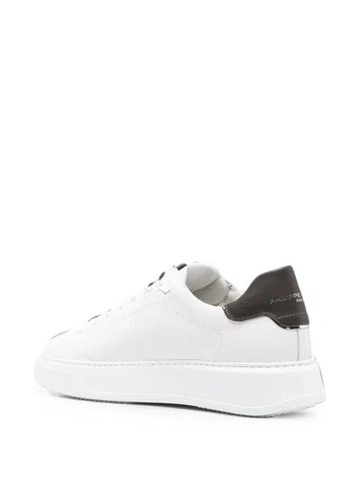Philippe Model Man Sneakers White Size 9 Leather In White