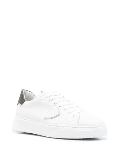 Philippe Model Man Sneakers White Size 9 Leather In White