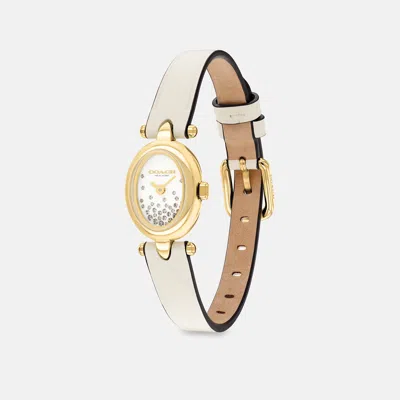 Coach Mini Sammy Watch In White