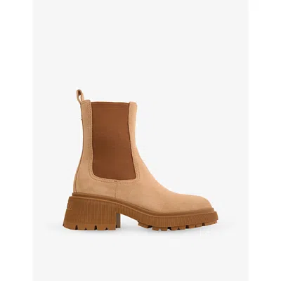 Jimmy Choo Tamia 70 Suede Chelsea Boots In Toffee