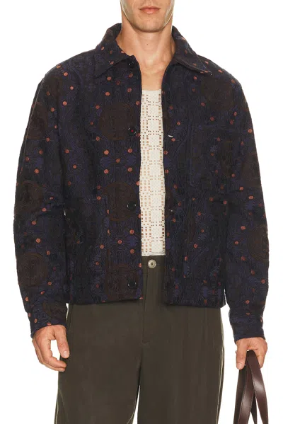 Kardo Bodhi Jacket In Navy