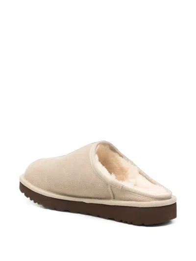 Ugg Logo-debossed Suede Slippers In Multi