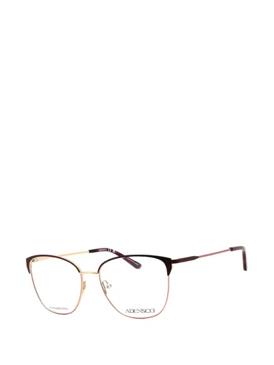 Adensco Rectangle-frame Glasses In Black