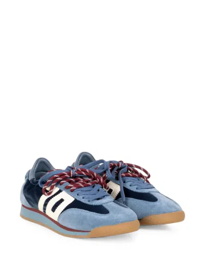 Back 70 Rocket Logo-patch Sneakers In Blue