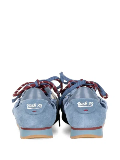 Back 70 Rocket Logo-patch Sneakers In Blue