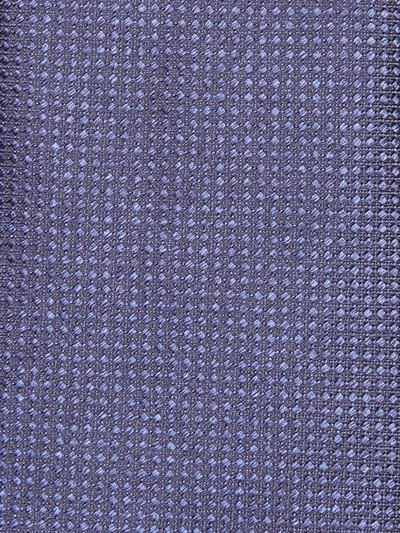 Canali Micro-pattern Tie In Blue