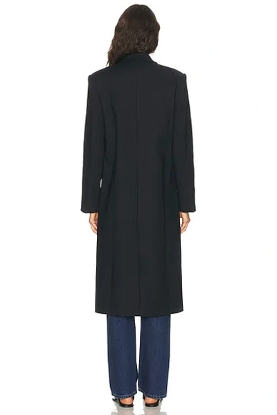 Eaves Kai Compact Suiting Coat In Black
