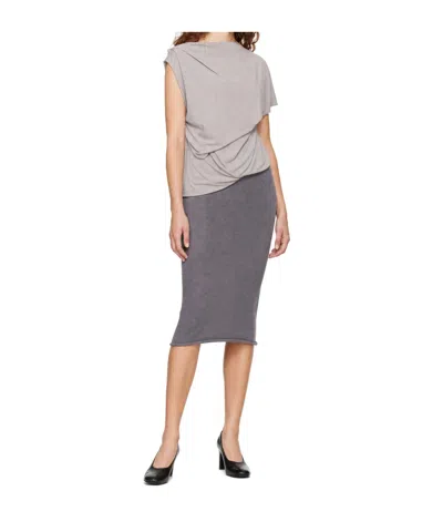 Entire Studios Asymmetric Draped Blouse In Multi
