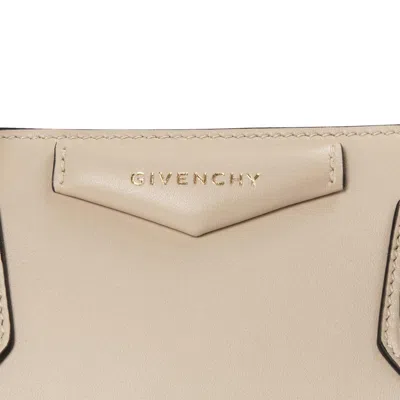 Givenchy Leather Structured Tote In Nude