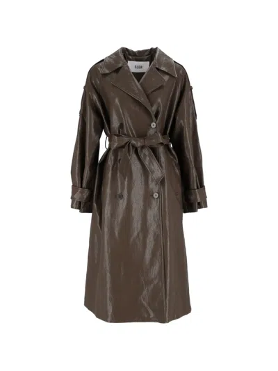 BELTED DOUBLE-BREASTED TRENCH COAT