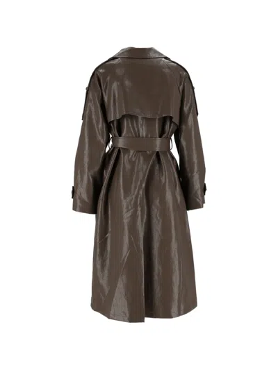 BELTED DOUBLE-BREASTED TRENCH COAT