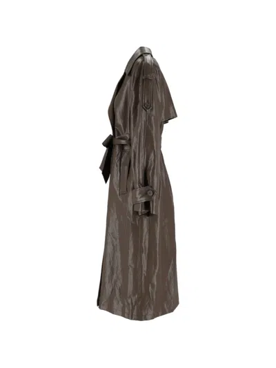 BELTED DOUBLE-BREASTED TRENCH COAT