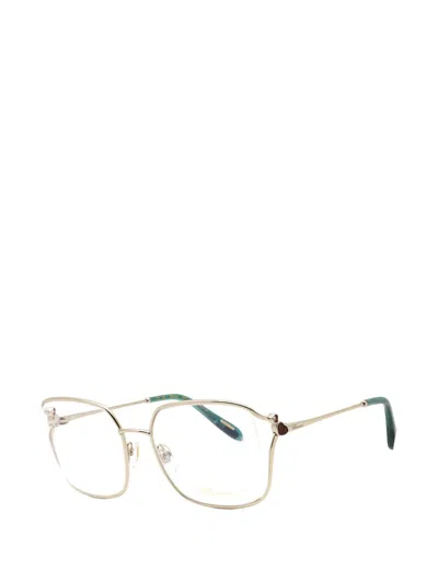 Chopard Square-frame Glasses In Gold