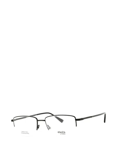 Elasta Rectangle-frame Glasses In Black