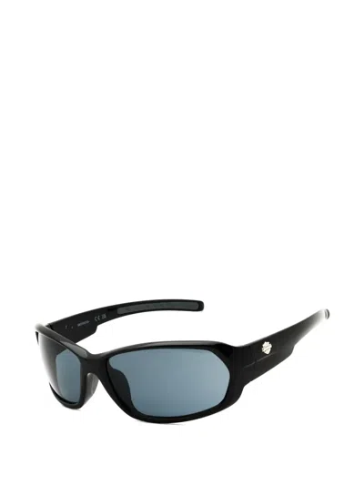 Harley-davidson Rectangle-frame Sunglasses In Black