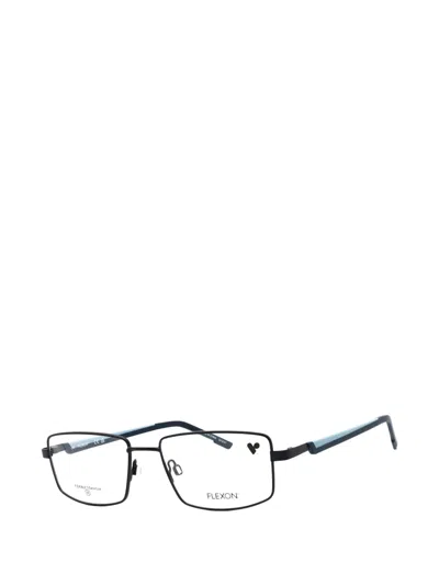 Flexon Rectangle-frame Glasses In Black