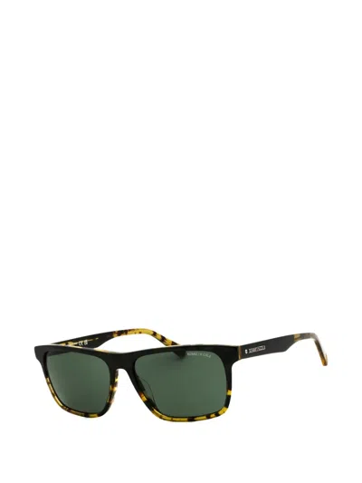 Kenneth Cole Rectangle-frame Sunglasses In Brown