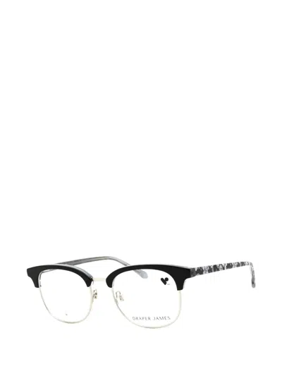 Draper James Rectangle-frame Glasses In Black