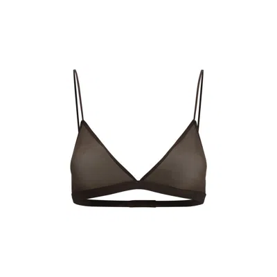 Calvin Klein Ruby Triangle Bra In Gray