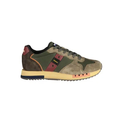 Blauer Green Polyurethane Men's Sneaker In Multi