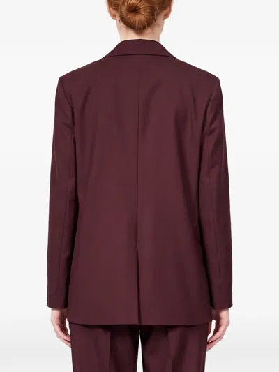 Antonelli Double-breasted Blazer In Red