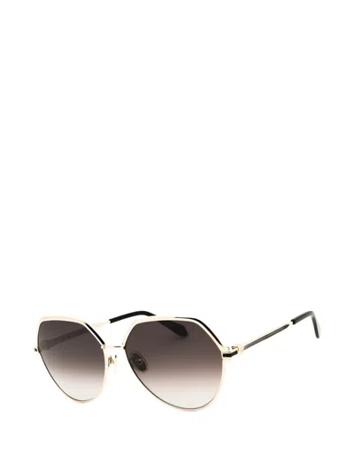Ferragamo Geometric-frame Sunglasses In Multi