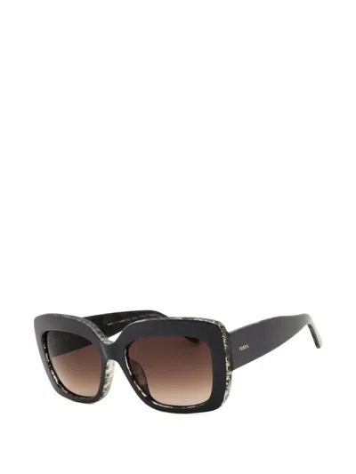 Fossil Rectangle-frame Sunglasses In Multi