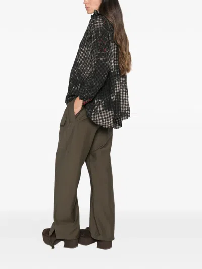 CHECK-PATTERN BLOUSE