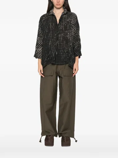 CHECK-PATTERN BLOUSE